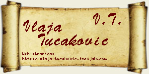Vlaja Tucaković vizit kartica
